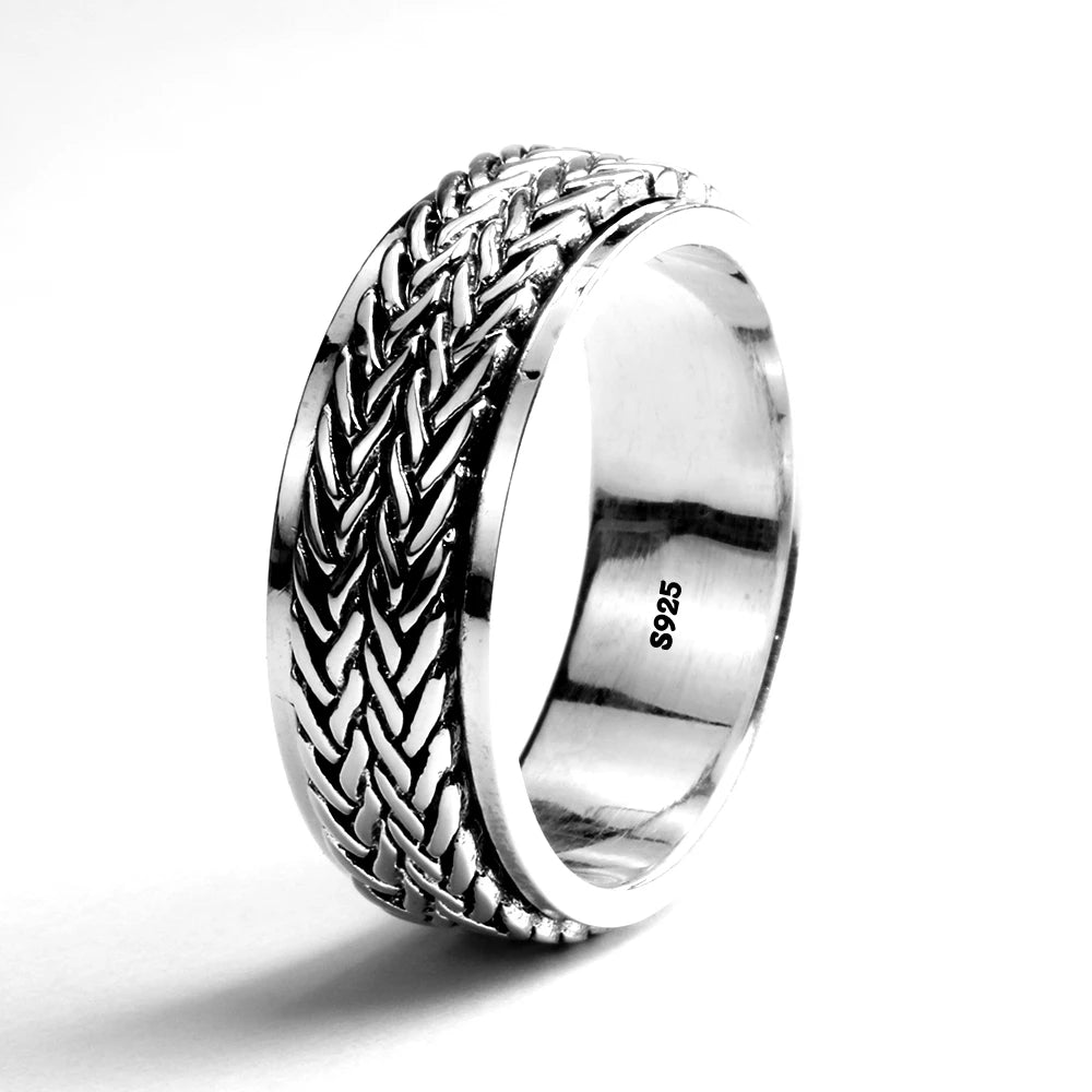 Eternal Braid Sterling Silver Ring