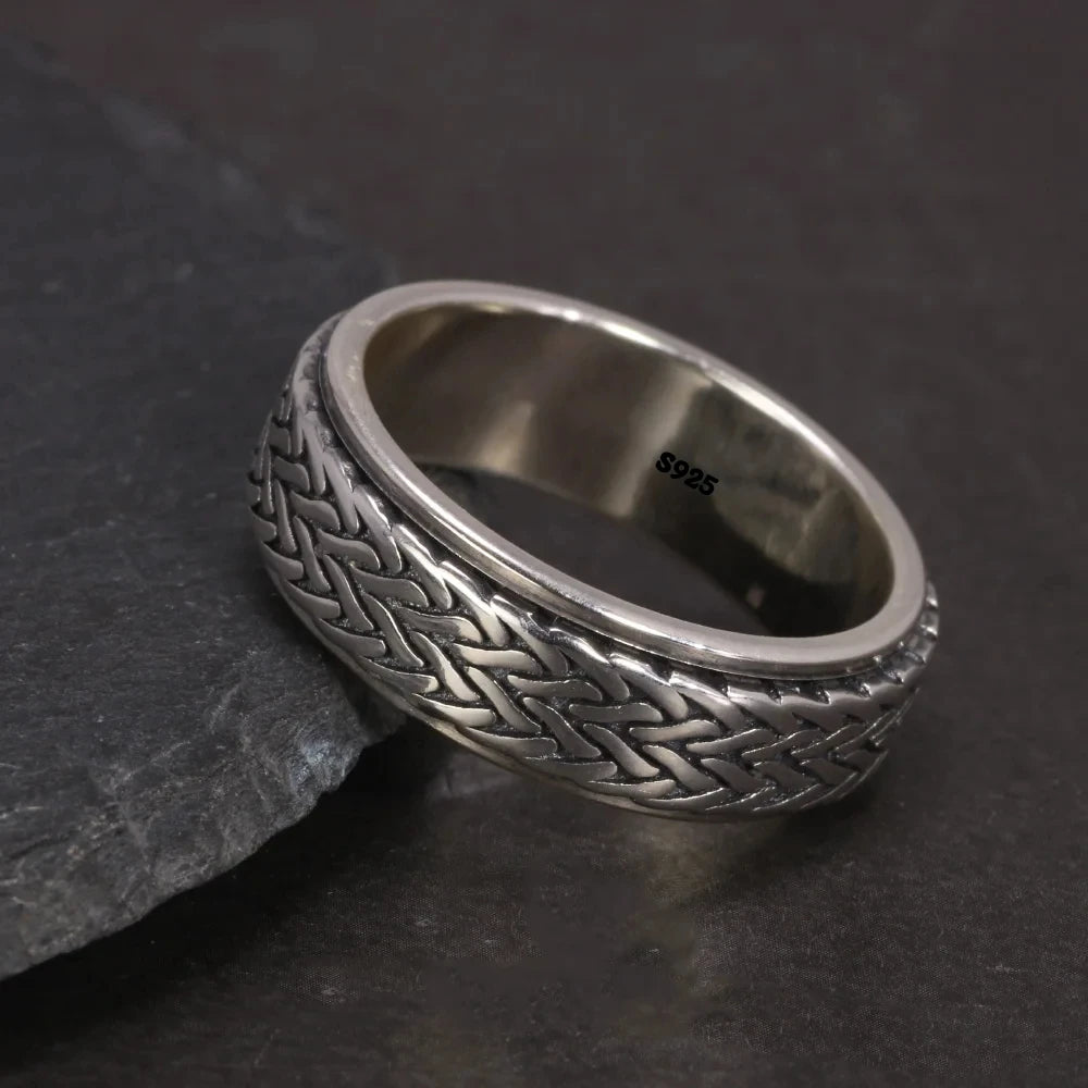 Eternal Braid Sterling Silver Ring