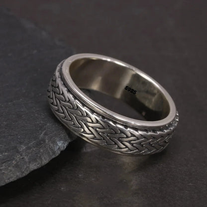 Eternal Braid Sterling Silver Ring