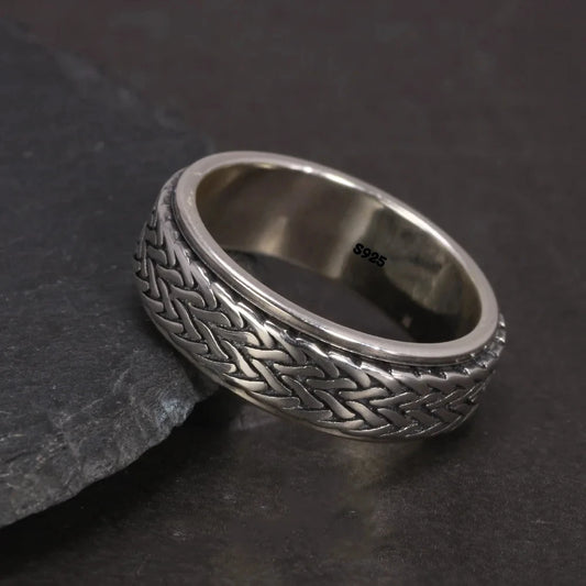 Eternal Braid Sterling Silver Ring